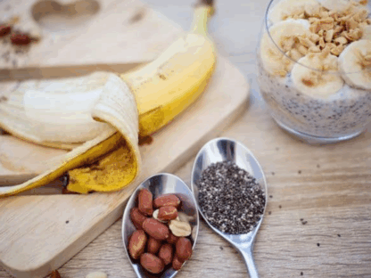 Hogy jól induljon a nap | Chia puding banánnal és olajos magokkal