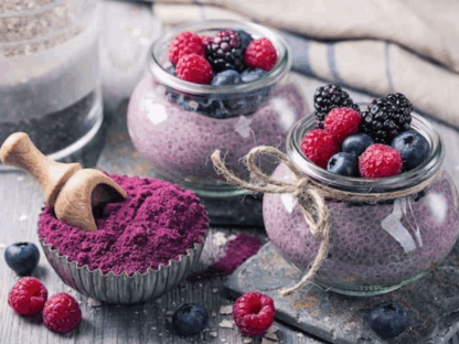 Őszi álom acai bogyó puding | Egész napra energia