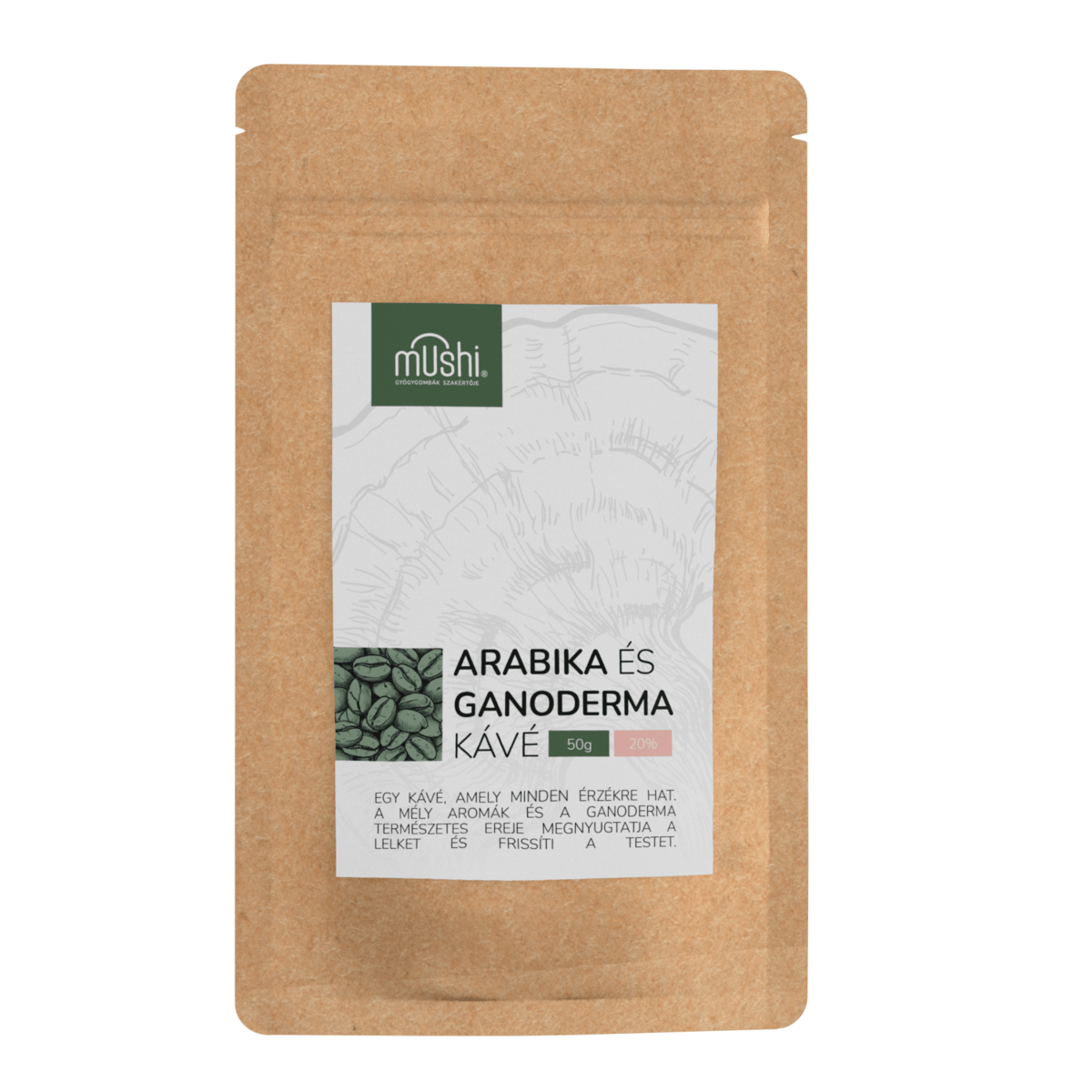 ganoderma kávé 20%