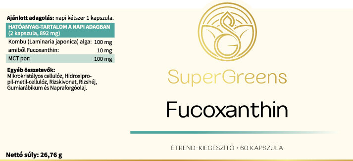 Fucoxanthin + MCT kapszula - Image 4