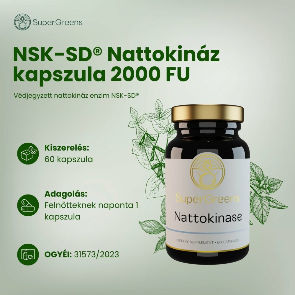 NSK-SD® Nattokináz kapszula 2000 FU - Image 2