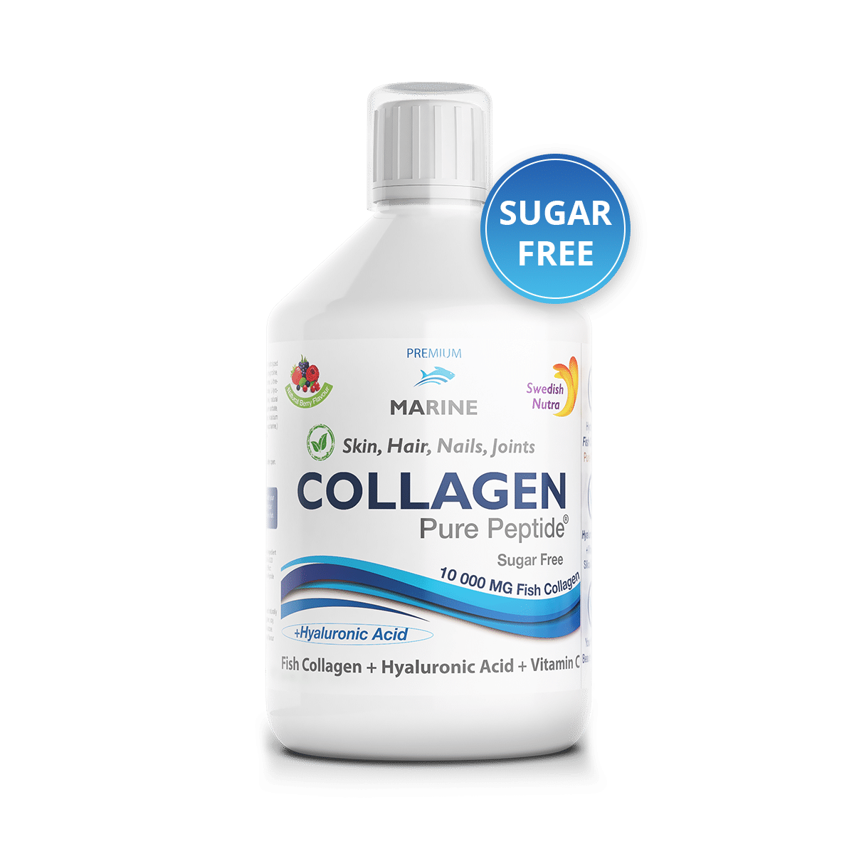 cukormentes halkollagén collagen 10 000 fish sugar free