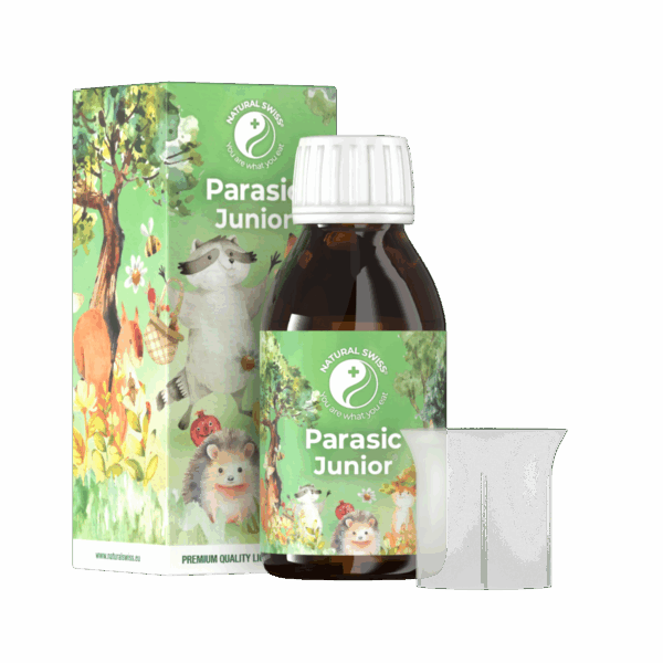 Parasic Junior parazita ellenes gyógynövény szirup